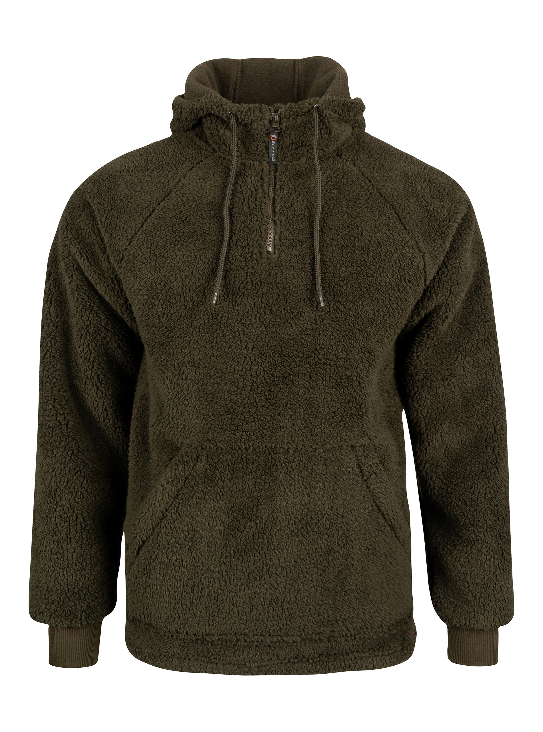 Fleece Hoodie Olive – Thermal Angling Layer – SPEERO Tackle Shop