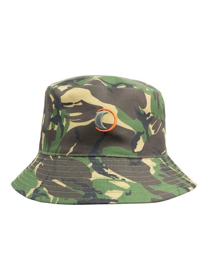 SPEERO DPM/Green Reversible Bucket Hat - Polycotton Bucket Hats for Men & Women - UV Protection Outdoor Hat with Rigid Brim for Fishing, Hunting, Hiking