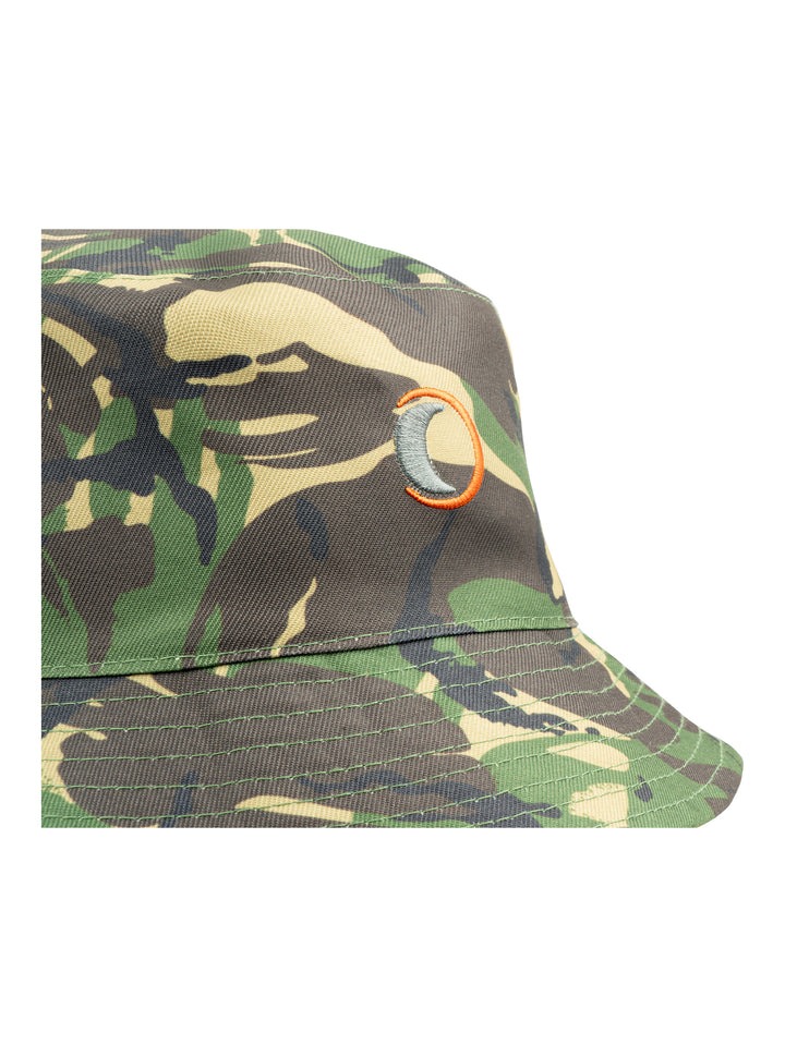 SPEERO DPM/Green Reversible Bucket Hat - Polycotton Bucket Hats for Men & Women - UV Protection Outdoor Hat with Rigid Brim for Fishing, Hunting, Hiking