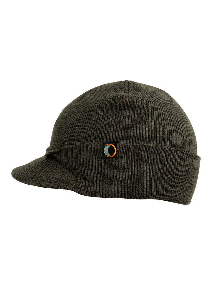 Speero Jeep Peaked Hat Green – Warm Stretchable Acrylic Beanie Hat with Folded Cuff, Winter Hat for Men & Women, ideal for Fishing, Hiking, Camping and Daily Cold Weather Protection – One Size