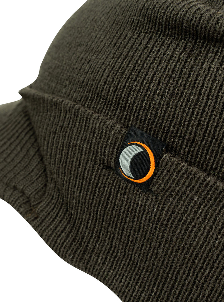 Speero Jeep Peaked Hat Green – Warm Stretchable Acrylic Beanie Hat with Folded Cuff, Winter Hat for Men & Women, ideal for Fishing, Hiking, Camping and Daily Cold Weather Protection – One Size