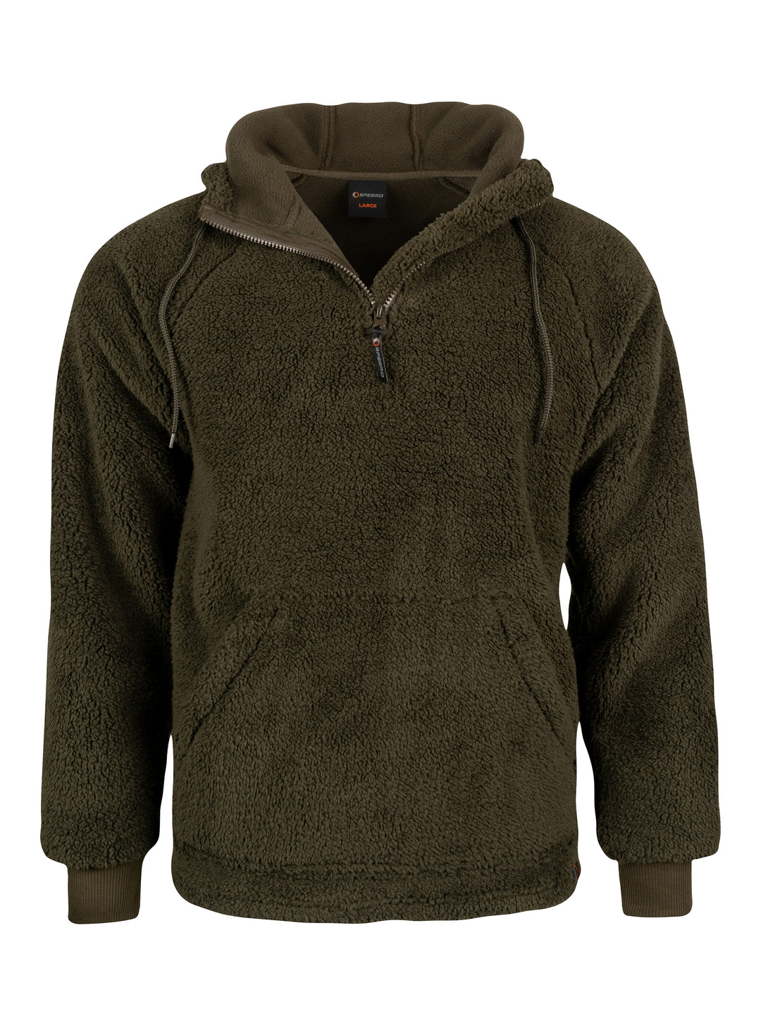 SPEERO Fleece Hoodie Dark Olive