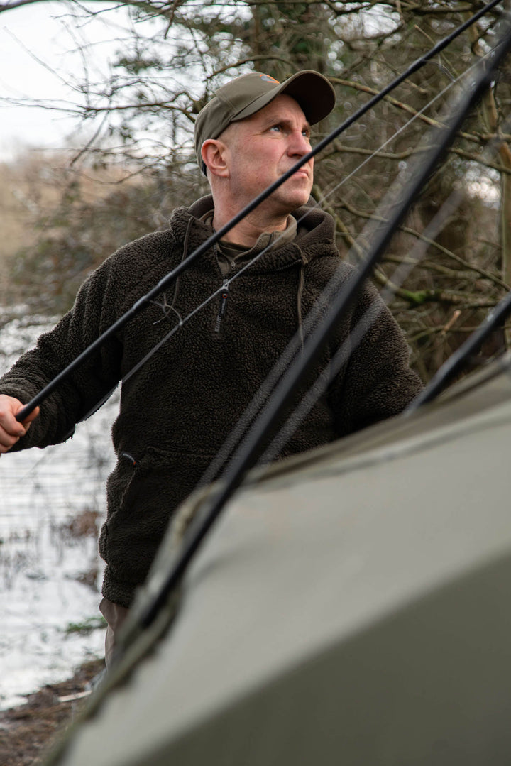 SPEERO Fleece Hoodie Dark Olive