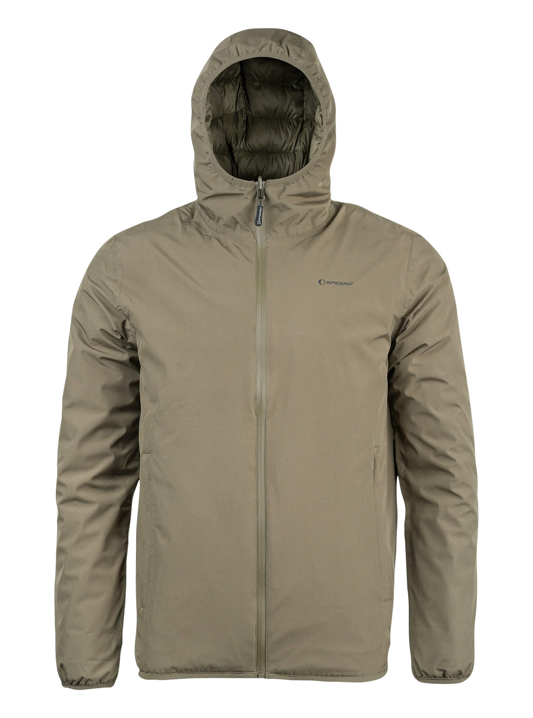 SPEERO Mens Hooded Reversible Waterproof Jacket