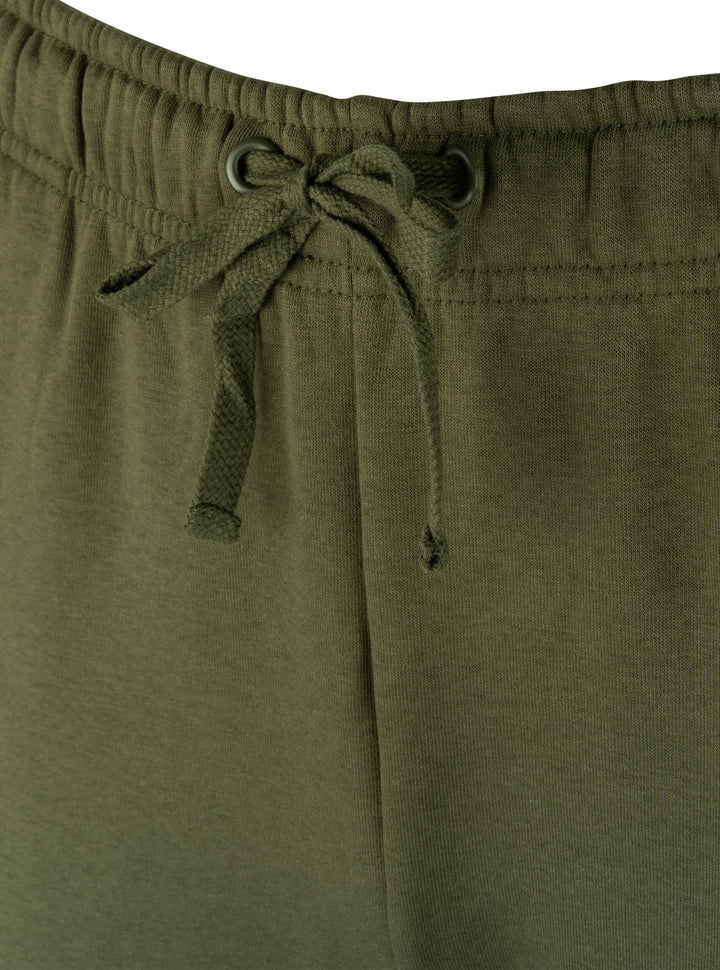 SPEERO Tech Mens Joggers - Polycotton Tracksuit Bottoms with Zip Pockets - Drawstring Waist, Cuffed Ankles Sweatpants - Ideal for Sports, Performance and Casual Wear - Green